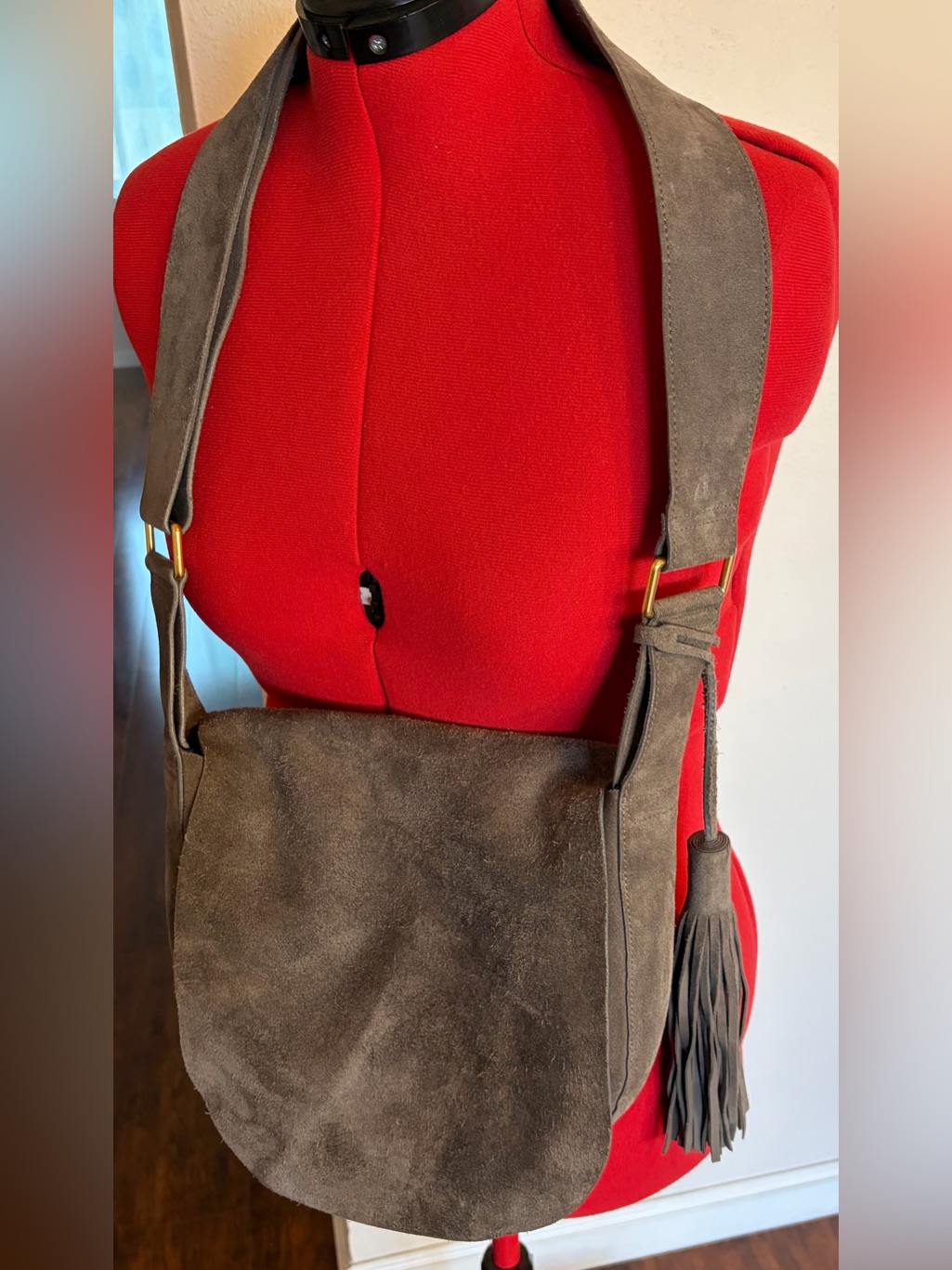 A.L.C. Suede Shoulder Bag